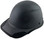 DAX Fiberglass Composite Hard Hat - Cap Style Textured Gunmetal Gray with Protective Edge