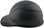 DAX Fiberglass Composite Hard Hat - Cap Style Textured Gunmetal Gray with Protective Edge