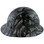 Skullgard Full Brim Fiberglass Hard Hat with Ratchet Suspension and Covert Flag Hydro Dip Design