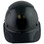 DAX Fiberglass Composite Hard Hat - Cap Style Black with Protective Edge