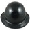 DAX Fiberglass Composite Hard Hat - Full Brim Factory Black with Protective Edge