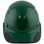 DAX Fiberglass Composite Hard Hat - Cap Style Factory Green with Protective Edge