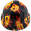 Flaming Aces Design Cap Style Hydro Dipped Hard Hats ~ Back View