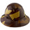 DAX Fiberglass Composite Hard Hat - Full Brim 5050 Desert Camo Natural Tan - Back View