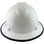 Pyramex Ridgeline Vented White Full Brim Style Hard Hat - 4 Point Suspensions with Protective Edge front