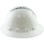 Pyramex Ridgeline Vented White Full Brim Style Hard Hat - 4 Point Suspensions Left