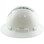 Pyramex Ridgeline Vented White Full Brim Style Hard Hat - 4 Point Suspensions Right