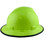 MSA V-Gard Full Brim Hard Hats with Staz On Suspensions Hi-Viz Yellow Green - with Protective Edge