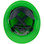 MSA V-Gard Full Brim Hard Hats with Fas-Trac Suspensions Lime Green - Inside View