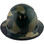 Actual Carbon Fiber Hard Hat - Full Brim Jungle Camo with Protective Edge