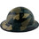 Actual Carbon Fiber Hard Hat - Full Brim Jungle Camo with Protective Edge