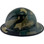 Actual Carbon Fiber Hard Hat - Full Brim Jungle Camo with Protective Edge