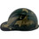 Actual Carbon Fiber Hard Hat - Cap Style Jungle Camo with Protective Edge