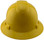 Pyramex Full Brim RIDGELINE Hard Hat Yellow 4 Point Suspensions Front