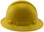 Pyramex Full Brim RIDGELINE Hard Hat Yellow 4 Point Suspensions Right