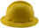 Pyramex Full Brim RIDGELINE Hard Hat Yellow 4 Point Suspensions Left