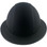 Dynamic Wofljaw Full Brim Fiberglass Hard Hat with 8 Point Ratchet Suspension - Black - with Protective Edge