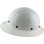 Dynamic Wofljaw Full Brim Fiberglass Hard Hat with 8 Point Ratchet Suspension - White - Right View