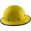 Dynamic Wofljaw Full Brim Fiberglass Hard Hat with 8 Point Ratchet Suspension - Yellow - with Protective Edge