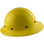 Dynamic Wofljaw Full Brim Fiberglass Hard Hat with 8 Point Ratchet Suspension - Yellow - Left View