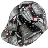 Second Amendment Cap Style Hydro Dipped Hard Hats ~ Front View