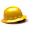 Pyramex Ridgeline Vented Yellow Full Brim Style Hard Hat - 4 Point Suspensions - Left View