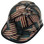 Large Second Amendment Flag Design Cap Style Hydro Dipped Hard Hats ~ Edge Oblique Left