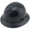 Pyramex Ridgeline Vented Black Full Brim Style Hard Hat  ~ Oblique View