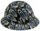 US Air Force Hat Design Full Brim Hydro Dipped Hard Hats ~ left side