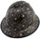 US Army Design Full Brim Hydro Dipped Hard Hats Edge Left