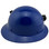 MSA Skullgard Full Brim Hard Hat with FasTrac III Ratchet Suspension - Royal Blue and Light Clip
Right Side  View