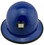 MSA Skullgard Full Brim Hard Hat with FasTrac III Ratchet Suspension - Royal Blue and Light Clip
Front View