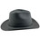 Occunomix Western Cowboy Hard Hats ~ Textured Gunmetal
Left Side View