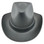 Occunomix Western Cowboy Hard Hats ~ Textured Gunmetal
Front View