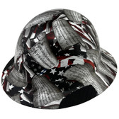 Composite Material Hard Hat - Full Brim Hydro Dipped – Second Amendment Design
Right Side Oblique View