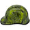 Spider Web Design Cap Style Hydro Dipped Hard Hat - Edge Left