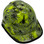 Spider Web Design Cap Style Hydro Dipped Hard Hat - Edge Oblique Right