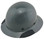 Actual Carbon Fiber Hard Hat - Full Brim Factory Gray  - Oblique View