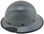 Actual Carbon Fiber Hard Hat - Full Brim Factory Gray  - with edge left