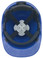 Pyramex Ridgeline VENTED Cap Style Hard Hats Blue Color inside view