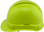 Pyramex Ridgeline Cap Style Hard Hats Hi Viz Lime - 6 Point Suspensions Right