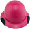 DAX Fiberglass Composite Hard Hat - Full Brim Hot Pink - Front View