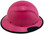 DAX Fiberglass Composite Hard Hat - Full Brim Hot Pink - Right View with edge