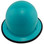 MSA Skullgard Full Brim Hard Hat with FasTrac III Ratchet Suspension - Teal Color with Edge
Front View