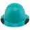 DAX Fiberglass Composite Hard Hat - Full Brim Teal
Front View