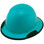 DAX Fiberglass Composite Hard Hat - Full Brim Teal with Protective Edge
Left Side Oblique View