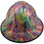 Celebration Design Full Brim Hydro Dipped Hard Hats Back with edge