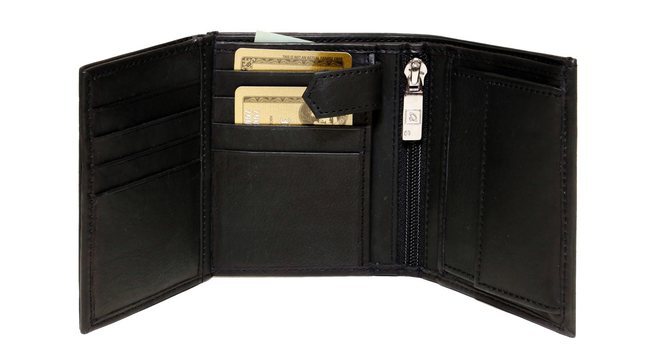 Ashlin® DESIGNER | SERGIO Large Capacity Luxury Wallet With Zipper ...