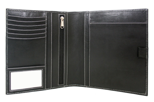 Ashlin® DESIGNER | ROBERTA Medium file folder for 5 x 8 inch notepad | Cowhide Napa | [FR7-08]