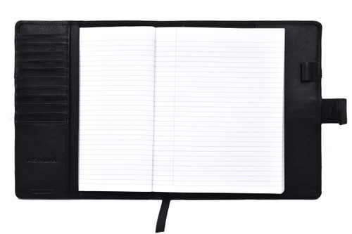Ashlin® DESIGNER | CAHIER Elegant Refillable Cahier with closure P9063-52-01 BASE 0 Ashlin® DESIGNER | CAHIER Elegant Refillable Cahier with closure P9063-52-01 BASE 0